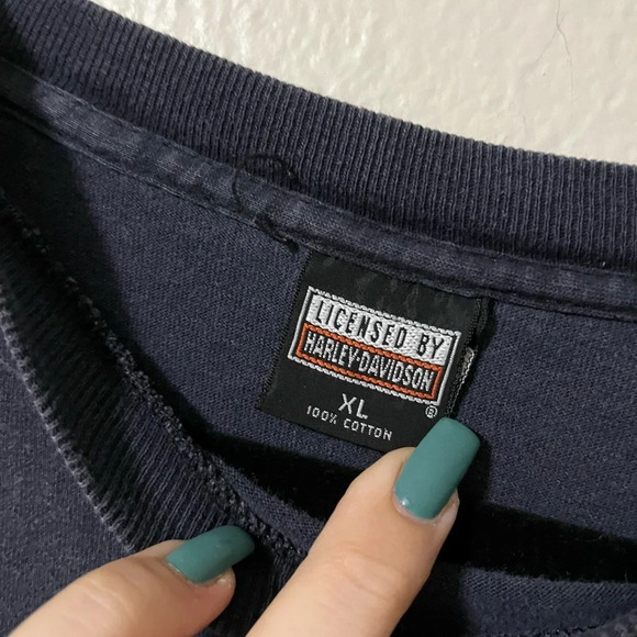 Single stitch Vintage Harley Davidson Motorcycle tee 1996 size XL biker grunge - Picture 6 of 8